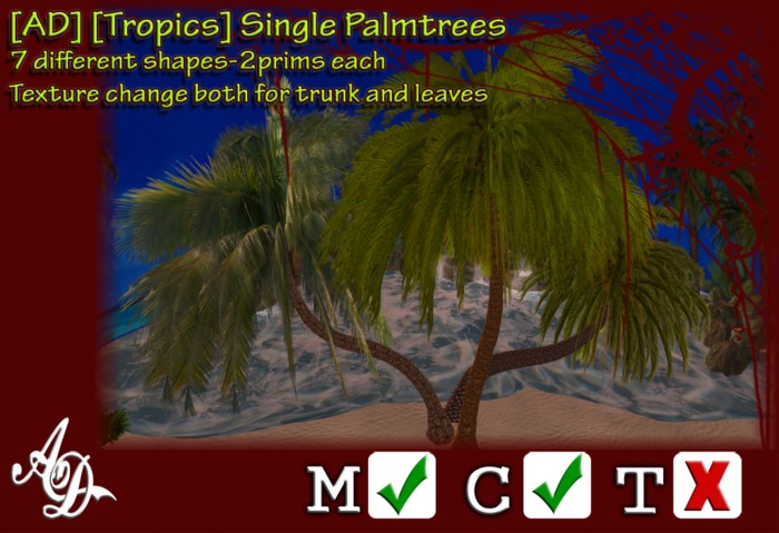[AD] [Tropics] Single Palmtrees