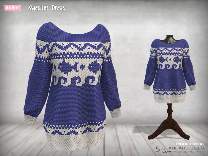 {dollle*} Sweater Dress - Fish