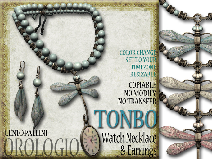 *CentoPallini* OROLOGIO [TONBO] Necklace