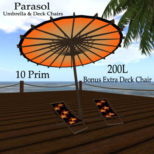 Parasol Set Tequila Sunrise