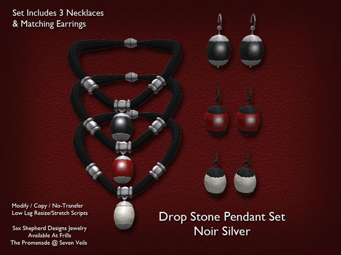 !SSD ~ Frills ~ Drop Stone Noir