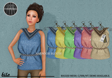 Bilo- Harnoor Blouse  (Fatpack) Full Mesh