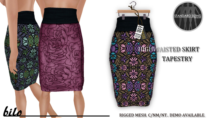 Bilo- Tapestry Skirt (Three) Full Mesh