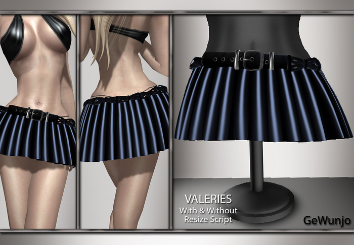 GeWunjo : VALERIES blue skirt