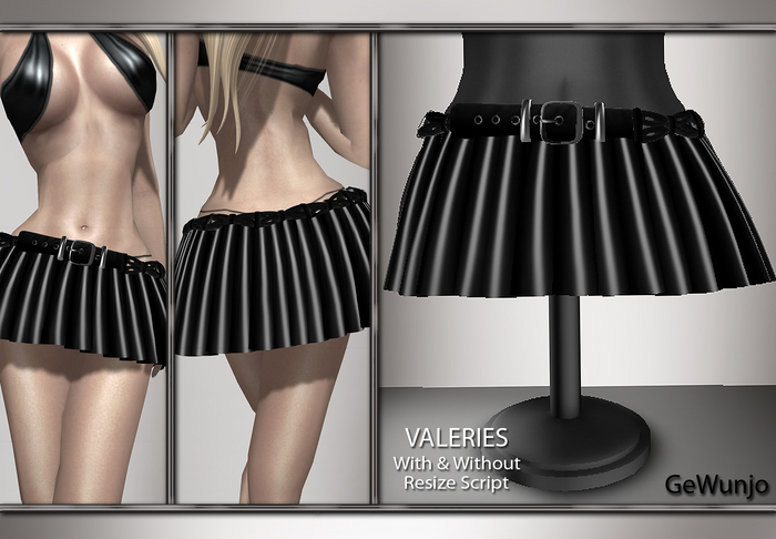 GeWunjo : VALERIES black skirt