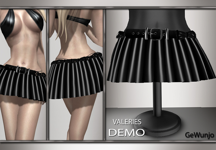 GeWunjo : VALERIES black skirt DEMO