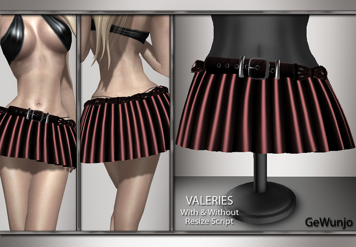 GeWunjo : VALERIES red skirt