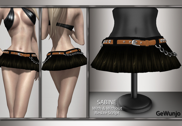 GeWunjo : SABINE gold skirt