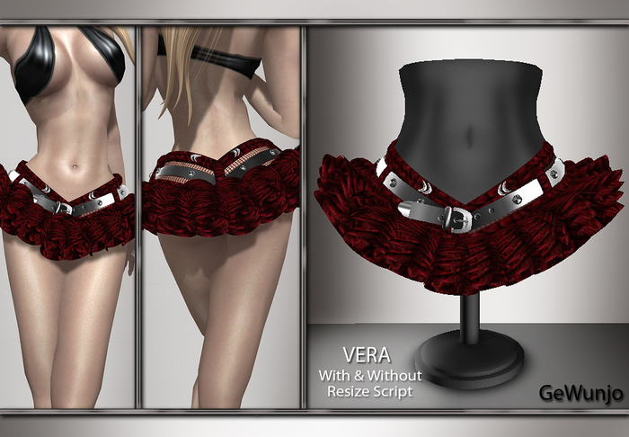 GeWunjo : VERA red skirt