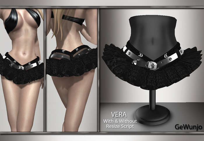 GeWunjo : VERA black skirt