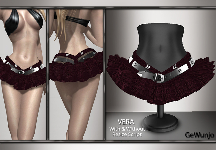 GeWunjo : VERA purple skirt