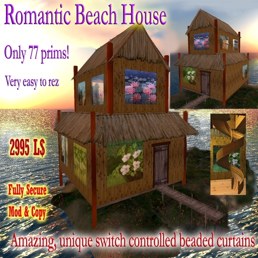 Romantic Tiki Beach House 