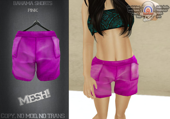 [UnderDogs] - Bahama Shorts Mesh - Pink 