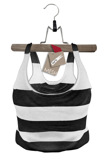 Tee*fy Basic Tucked Tank Striped