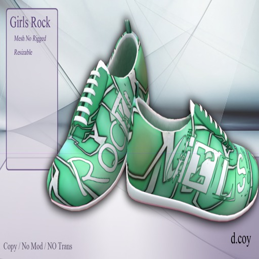 (KOI<   GIRLS ROCK Sea Foam  Box