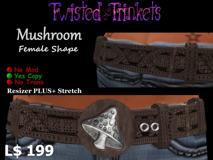 Belt Mushroom (female)