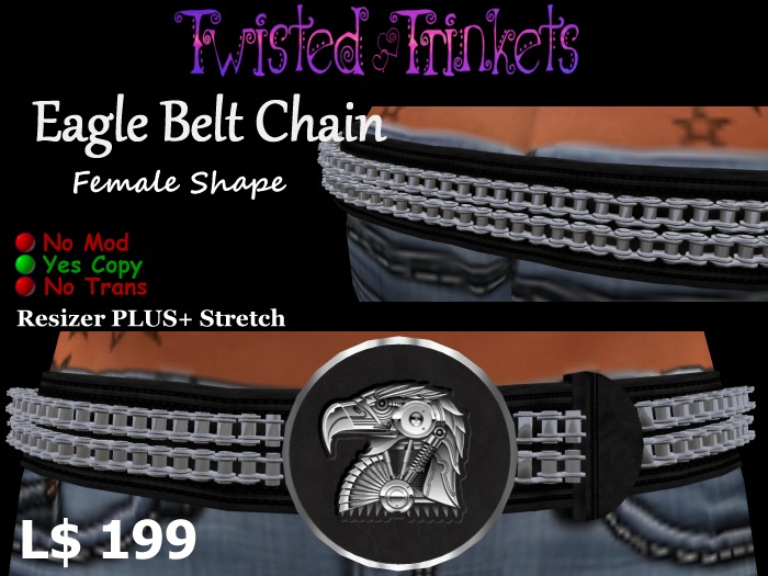 Belt Eagle Chain (female)