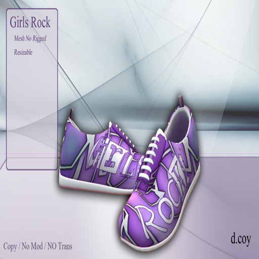 (KOI<   GIRLS ROCK Purple  Box
