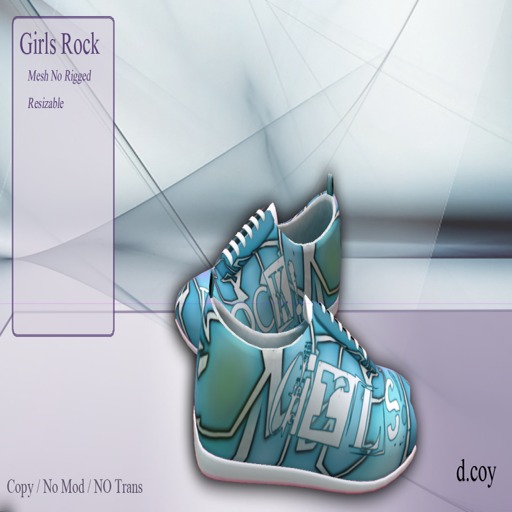 (KOI< GIRLS ROCK LIGHT BLUE Box 