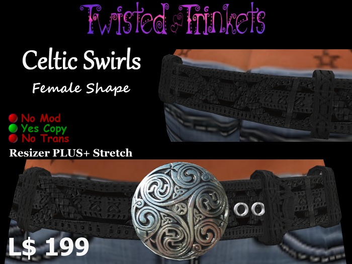 Belt Celtic Swirls (female)