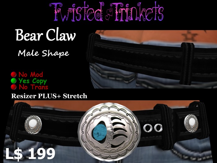 Belt Bear Claw (male)