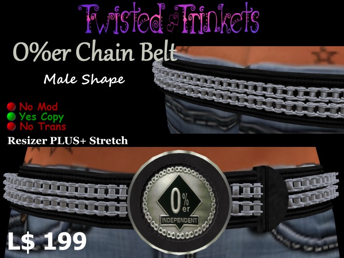 Belt 0%er Chain (male)