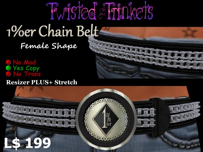 Belt 1%er Chain (female)