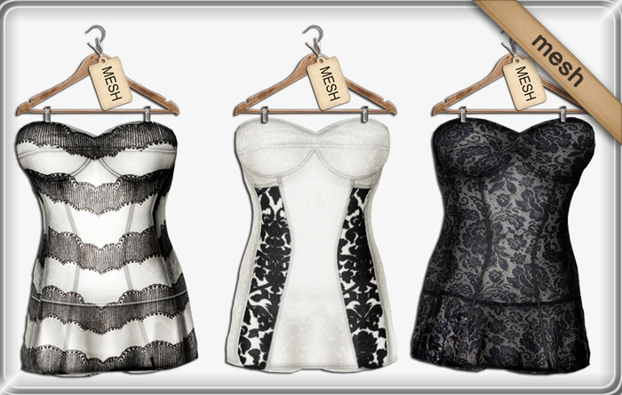 *Crazy* Glam Minidress Lace  - MESH -