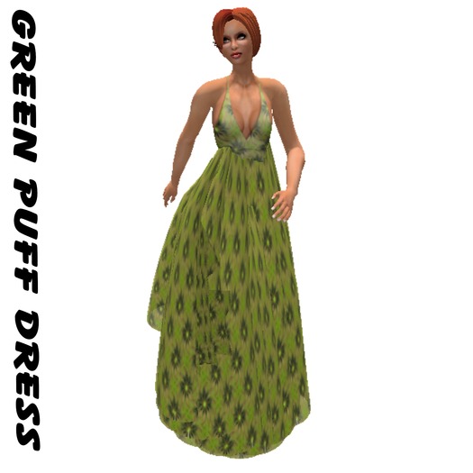 KK Green Puff Dress