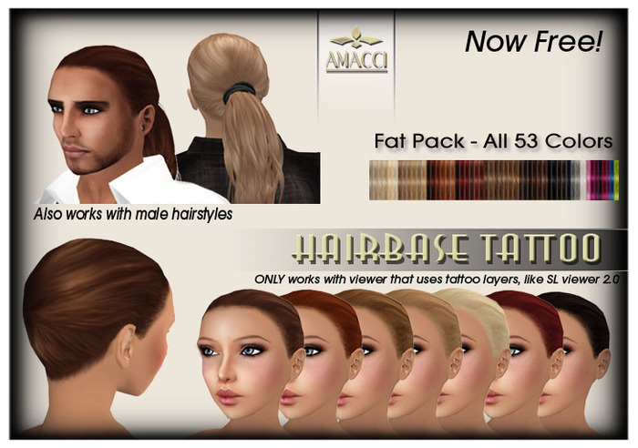 Amacci Hairbase Tattoos - FAT PACK