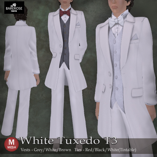 ::: B@R ::: White Tuxedo T3