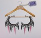 glow studio etno earrings %28black%29 no alpha