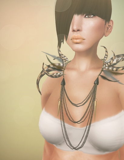 [ glow ] studio - Feathers cape (boxed)