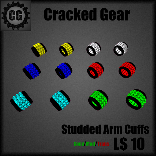 [CG] Studded Arm Cuffs