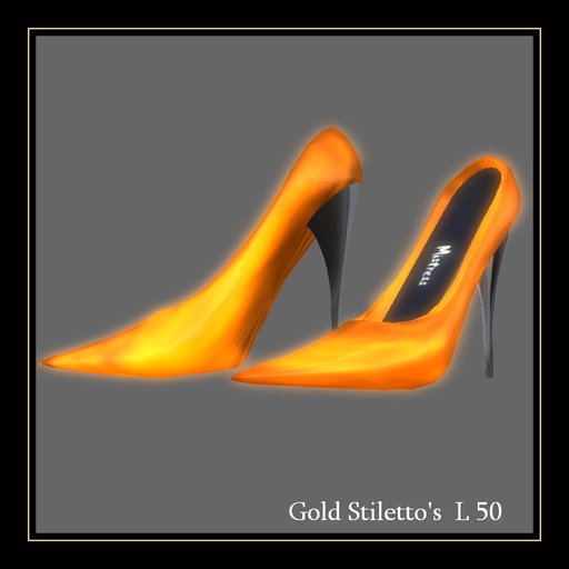 Birgit Mai Gold Stiletto's (BOX)