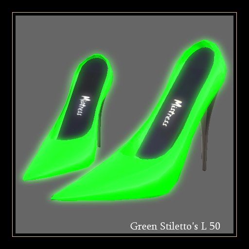 Birgit Mai Green Stiletto's (BOX)
