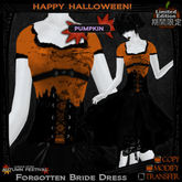 =^.^= Curious Kitties - [Limited Edition] Halloween Forgotten Bride Dress - Pumpkin