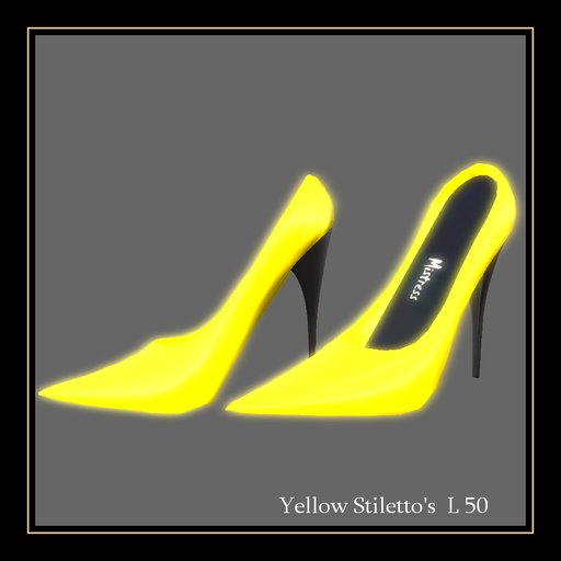 Birgit Mai Yellow Stiletto's (BOX)