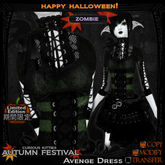 =^.^= Curious Kitties - [Limited Edition] Halloween Avenge Dress - Zombie