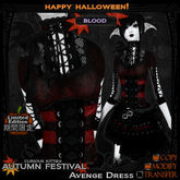 =^.^= Curious Kitties - [Limited Edition] Halloween Avenge Dress - Blood