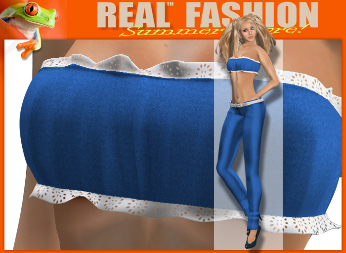 Sweet top and pants blue - mesh