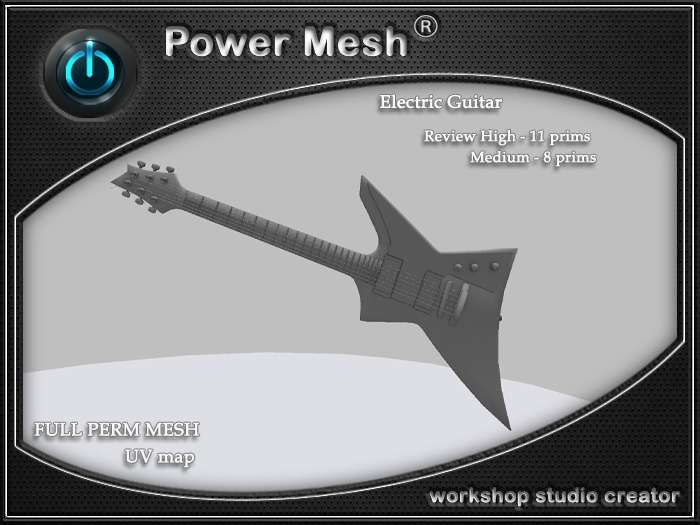 - { POWER MESH } - Full Perm Electric Guitar
