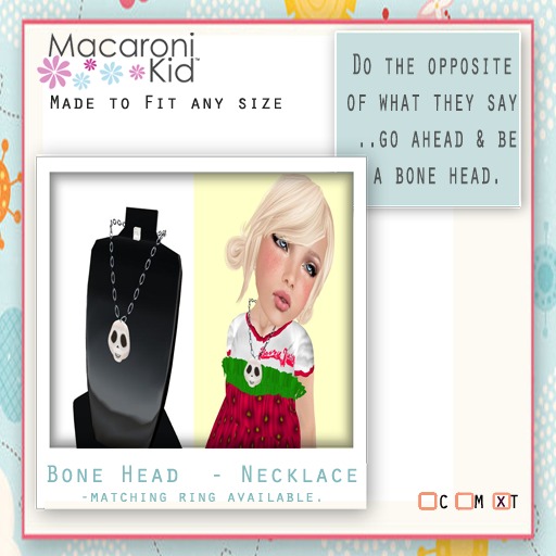 ..::Macaroni::.'Bonehead  Necklace