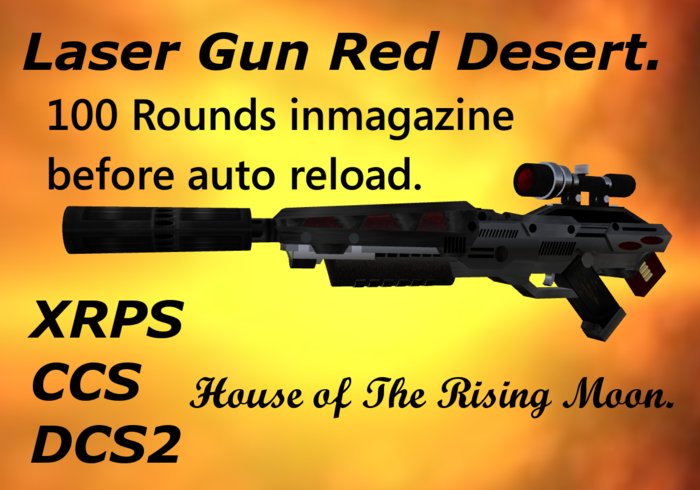 Laser Gun Red Desert