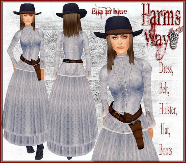 Harm's Way Ella in blue