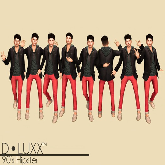 D.Luxx Poses - 90's Hipster