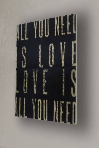 Funky Punk Canvas - Love 0001