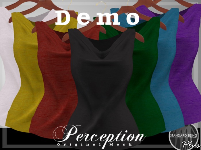 *Perception* Demo -- Boatneck Top -- MESH