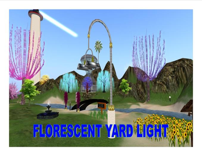 FLORESCENT YARD LIGHT (boxed)