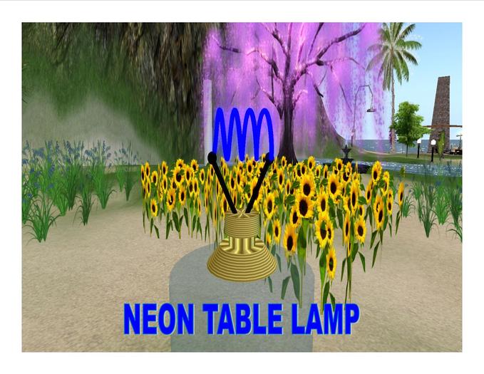 Neon Table Lamp (boxed)